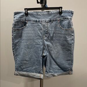 Terra & Sky Blue Denim Shorts